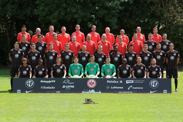 Fußball, Porträttermin Eintracht Frankfurt