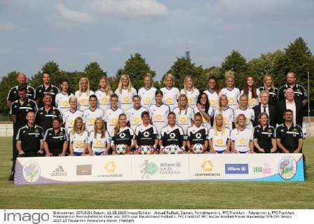 Fußball, Damen, Porträttermin 1. FFC Frankfurt