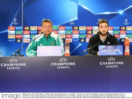 Fußball, Champions League Playoff, PK Rapid Wien