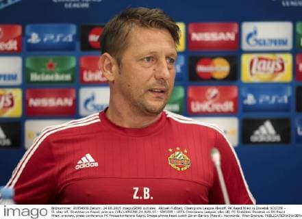 Fußball, Champions League Playoff, PK Rapid Wien in Donetsk