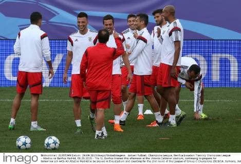 Fußball, Champions League, Benfica Lissabon Training