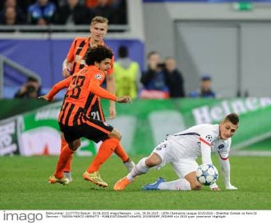 Fußball, Champions League, Schachtar Donezk - Paris St. Germain