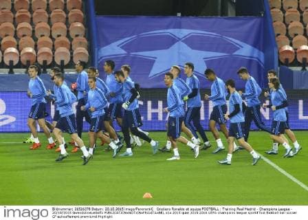 Fußball, Champions League, Training Real Madrid