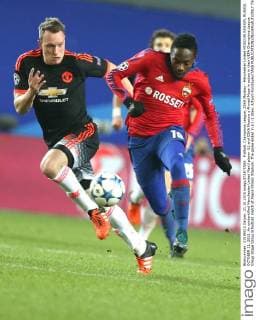 Fußball, Champions League, ZSKA Moskau - Manchester United