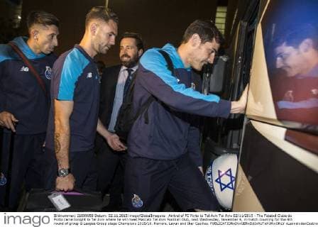 Fußball, Champions League, Ankunft FC Porto in Tel Aviv