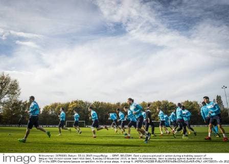 Fußball, Champions League, Training KAA Gent