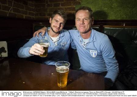 Fußball, Champions League, Fans von Malmö FF in Donezk
