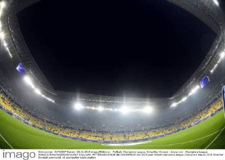 Fußball, Champions League, Schachtar Donezk - Malmö FF, vor Spielbeginn