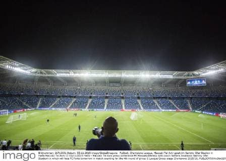 Fußball, Champions League, Maccabi Tel Aviv spielt im Sammy Ofer Stadion in Haifa