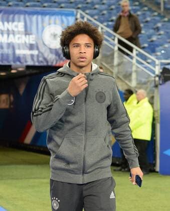 Fußball, Länderspiel, Frankreich - Deutschland, DFB Team vor dem Spiel