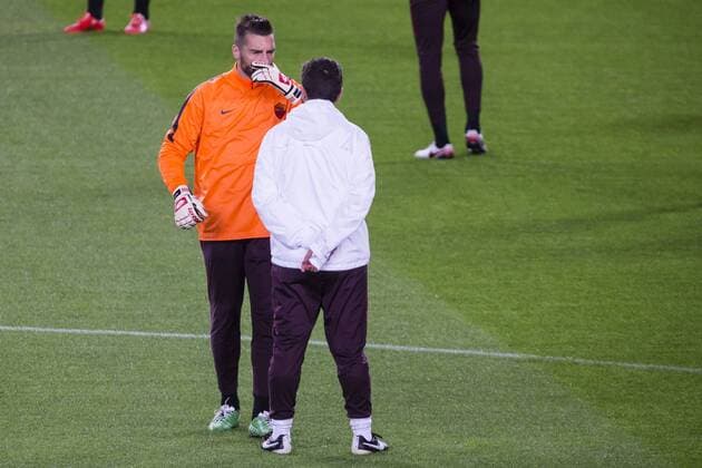 Fußball, Champions League, AS Rom Training