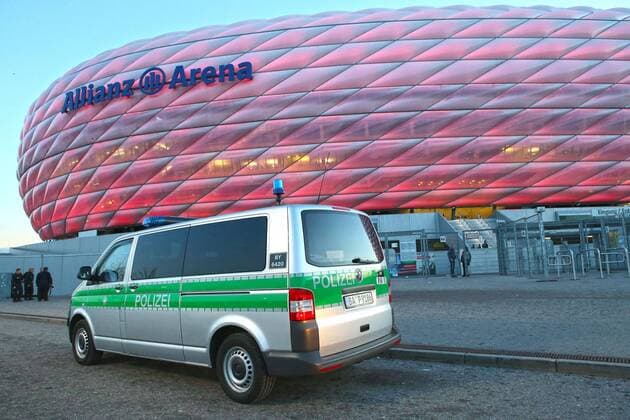 Fußball, Champions League, Sicherheitsvorkehrungen in München