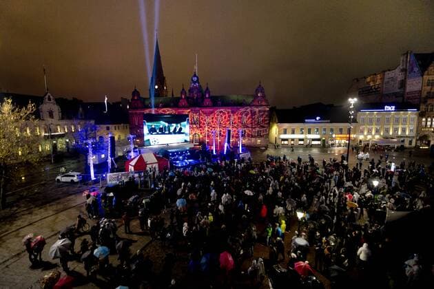 Fußball, Champions League, Malmö FF - Paris St. Germain, public viewing
