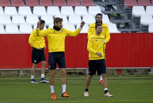 Fußball, Champions League, FC Sevilla Training