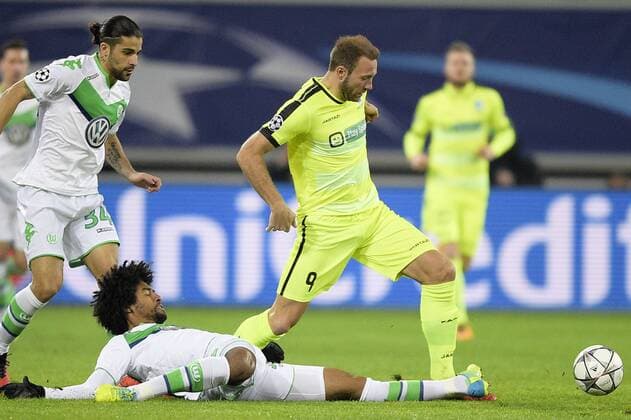 Fußball, Champions League, KAA Gent - VfL Wolfsburg