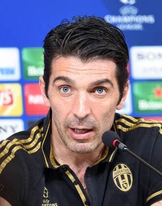 Fußball, Champions League, Gianluigi Buffon und Massimiliano Allegri - PK JuventusTurin