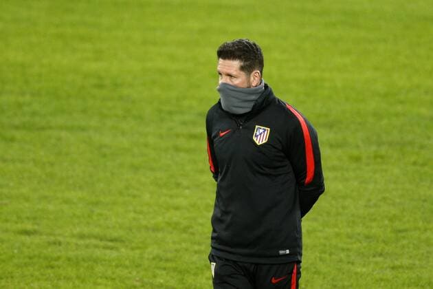 Fußball, Champions League, Atletico Madrid Training
