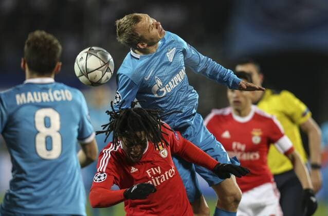Fußball, Champions League, Zenit St. Petersburg - Benfica Lissabon