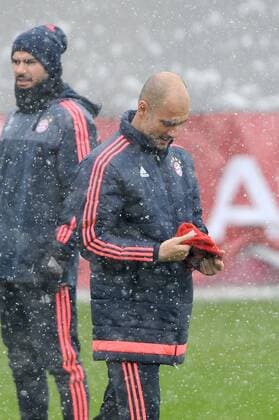 Fußball, Champions League, Bayern München Training