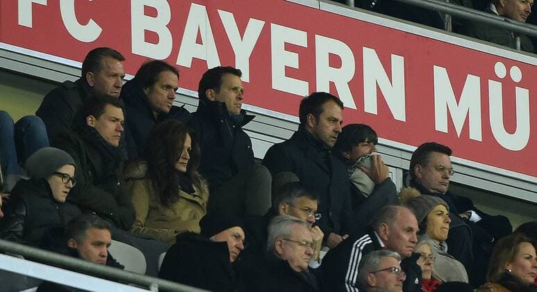 Fußball, Champions League, Bayern München - Juventus Turin, Joachim Löw auf der Tribüne