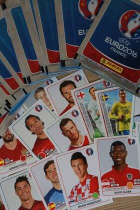 Fußball, Panini Sammelbilder zur EM 2016 in Frankreich