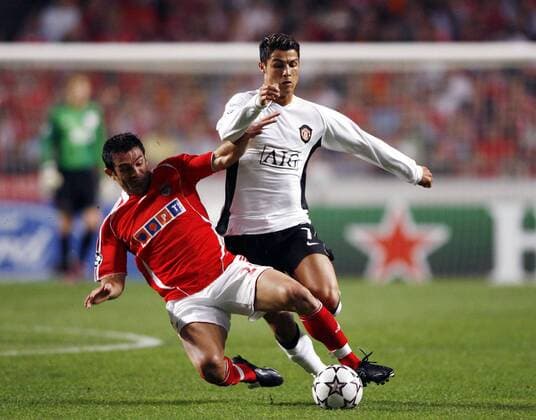 Fußball, Champions League, Benfica Lissabon - Manchester United 0:1