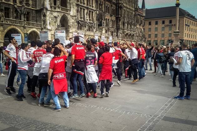 Fußball, Champions League, Vor dem Viertelfinale Bayern München - Benfica Lissabon