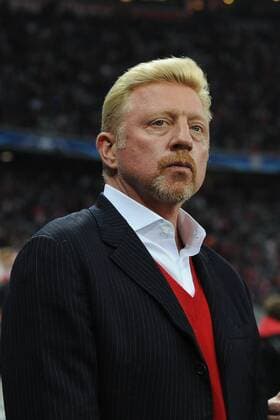 Fußball, Champions League, Boris Becker, FC Bayern München - Benfica Lissabon