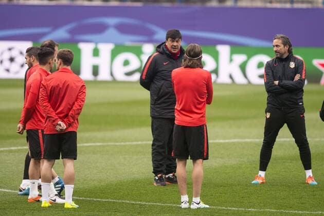 Fußball, Champions League, Atletico Madrid Training
