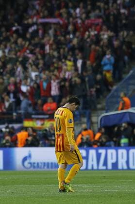 Fußball, CHampions League, Titelverteidiger FC Barcelona ausgeschieden