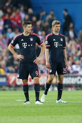 Fußball, Champions League, Enttäuschte Bayern anch Spielende