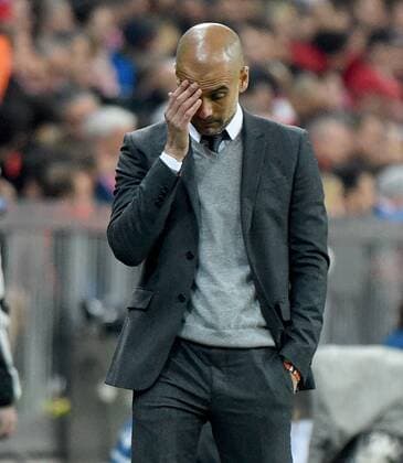 Fußball, Champions League, Guardiolas drittes Halbfinal-Aus mit dem FC Bayern München