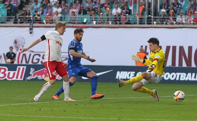 Fußball, 2. BL, RB Leipzig steigt in die Bundesliga auf