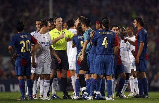 Fußball, Champions League, FC Barcelona - Chelsea FC London 2:2