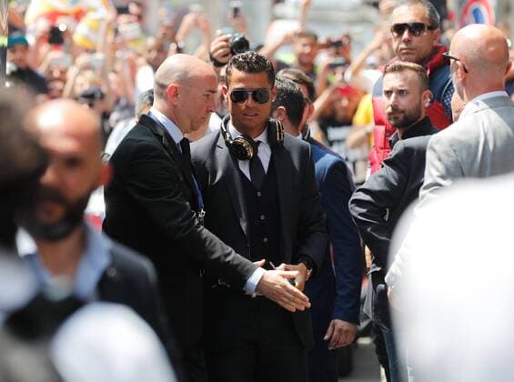 Fußball, Champions League, Real Madrid Ankunft am Teamhotel