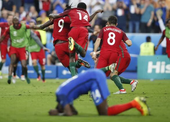 EURO 2024, Fußball, Historie, Frankreich - Portugal, Archivbilder