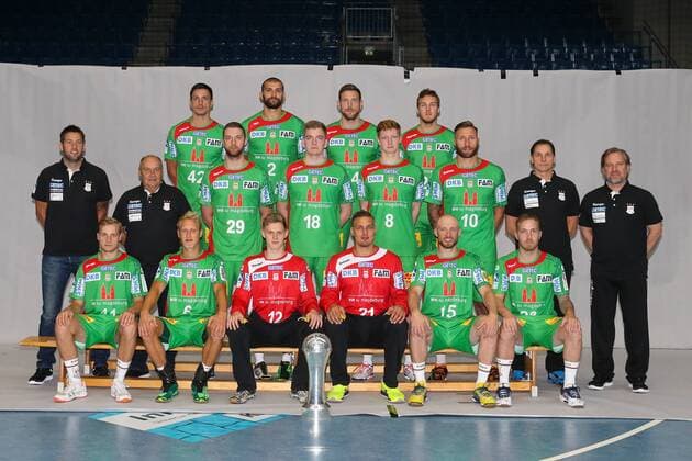 Handball, Porträttermin SC Magdeburg