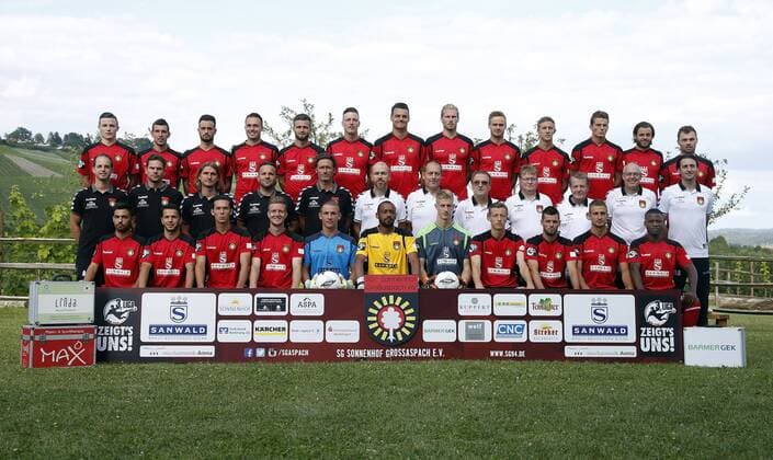 Fußball, 3. Liga, Porträttermin SG Sonnenhof Großaspach
