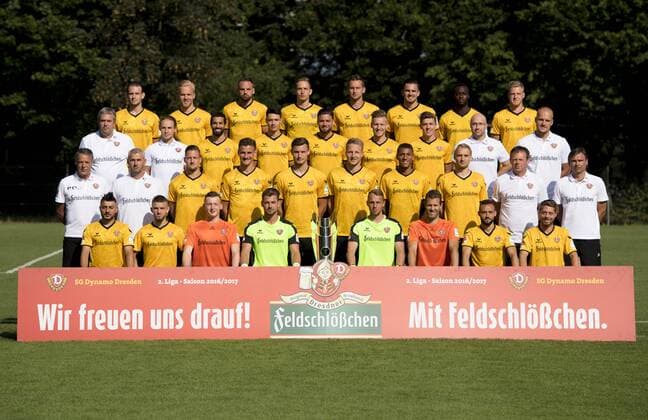 Fußball, 2. BL, Dynamo Dresden Porträttermin