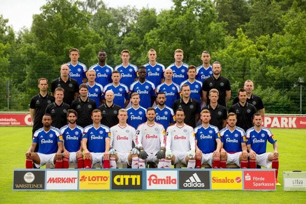 Fußball, 3.Liga, Porträttermin Holstein Kiel