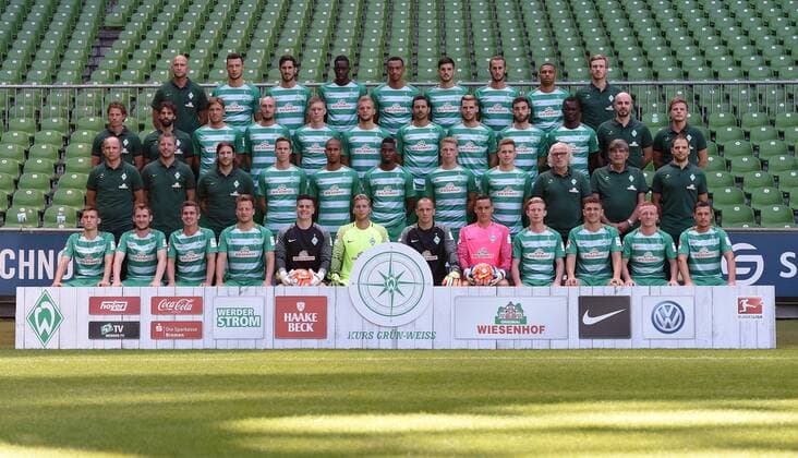 Fußball, Porträttermin Werder Bremen