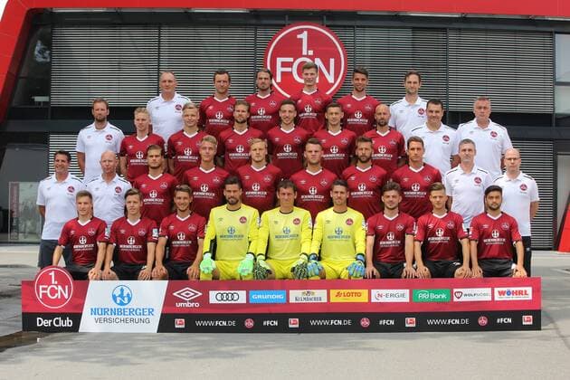 Fußball, 2. BL, Porträttermin 1. FC Nürnberg