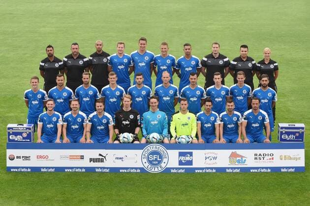 Fußball, 3. Liga, Sportfreunde Lotte - Porträttermin