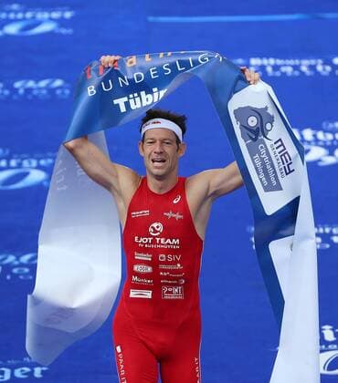 Triathlon-Bundesliga in Tübingen, Riederer und Stimpson sind die Sieger