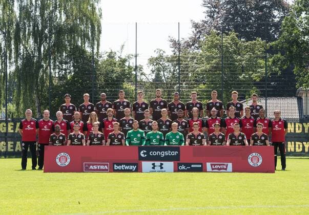 Fußball, 2. BL, FC St. Pauli Porträttermin
