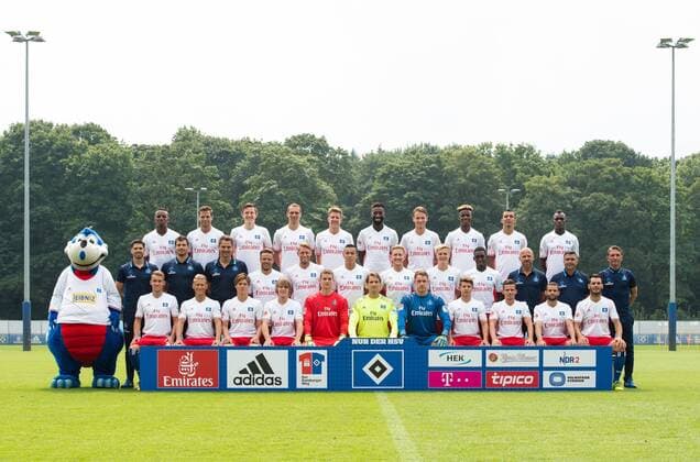 Fußball, Porträttermin Hamburger SV