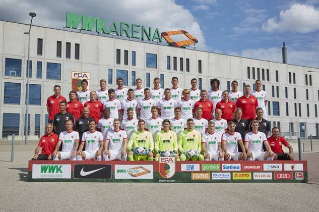 Fußball, 1. BL, Porträttermin FC Augsburg