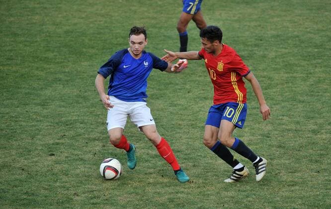 Fußball, U19 Turnier in Tiflis, Spanien - Frankreich