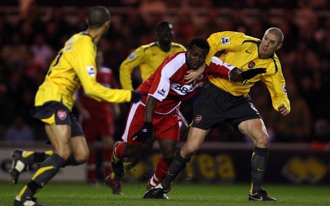 Fußball, England, Premier League, FC Middlesbrough - Arsenal London 1:1