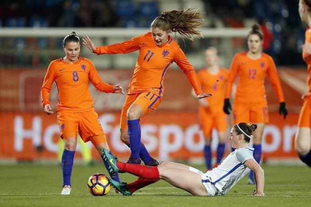 Fußball, Damen Länderspiel, Niederlande - England
